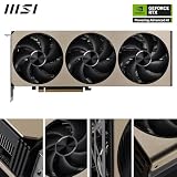 MSI GeForce RTX 5080 16G INSPIRE 3X OC Graphics Card - RTX 5080 GPU, 16GB GDDR7 (30Gbps/256-bit), PCIe 5.0 - Triple Fan Thermal Design (3 x STORMFORCE Fan) - HDMI 2.1b, DisplayPort 2.1b - 2