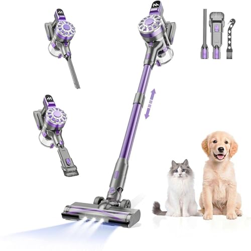 Cordless Vacuum Cleaner,Vacuum Cleaners for Home with Super Suction,Lightweight Stick