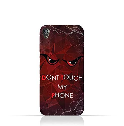 AMC Sony Xperia XA1 TPU Silicone Case With Do not Touch My Phone 3