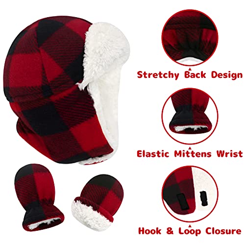 Baby Hats 6-12 Months Baby Girl Winter Hat Infant Winter Hat And Mitten Set Baby Winter Hat With Ear Flaps Baby Boy Hats #TOP3