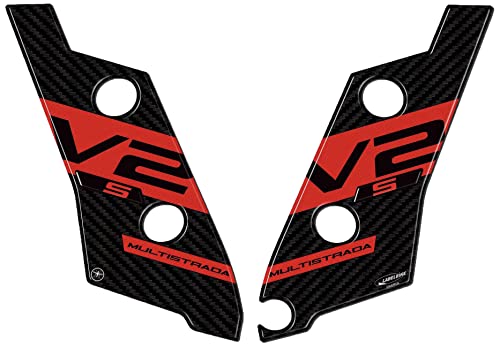 labelbike - 3D Stickers Mudguard Motorcycle Protectors Compatible with Ducati Multistrada V2s 950 from 2021