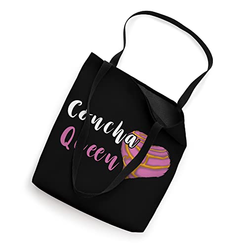 Bolsa tote con diseño de concha, pan mexicano y dulces latinos miniatura 2