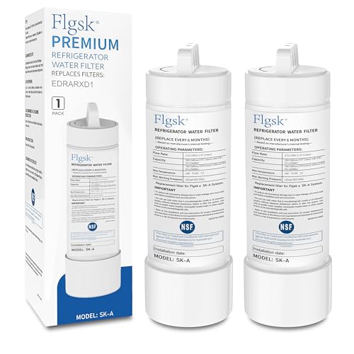 Water Filter Replacement For EDRARXD1, Filter A, WHRARXD1, KADRARXD, W11569863, MAYARSD1B, 2 Pack
