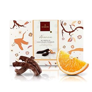 Domori Filetti di Orange met chocoladefondant Arriba 62%, 150 g