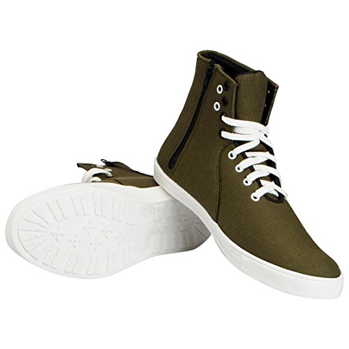Image of FAUSTO Men's High Ankle Sneakers Casual Shoes