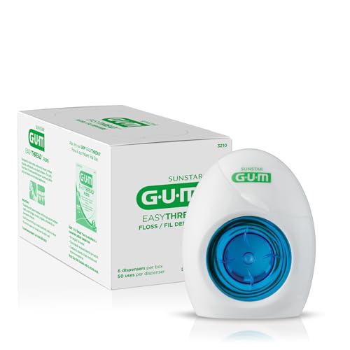 GUM EasyThread Threader Floss, 3210PQ, Expanding Dental Floss for Braces, Bridges, and Implants, Professional Sample, 6 Count image 3