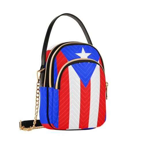Image of Patriot Flag Cell Phone Purse Crossbody Handbag Durable Shoulder Bag Sturdy Travel Pouch