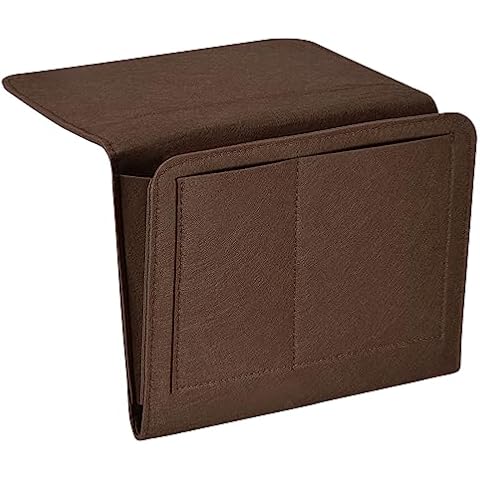 PATIKIL 11in Bedside Caddy with 5 Pockets Cover