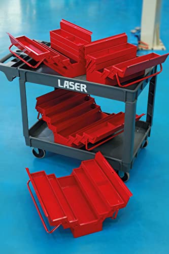 Laser 3486 boîte à outils 17" à 7 compartiments en acier renforcé