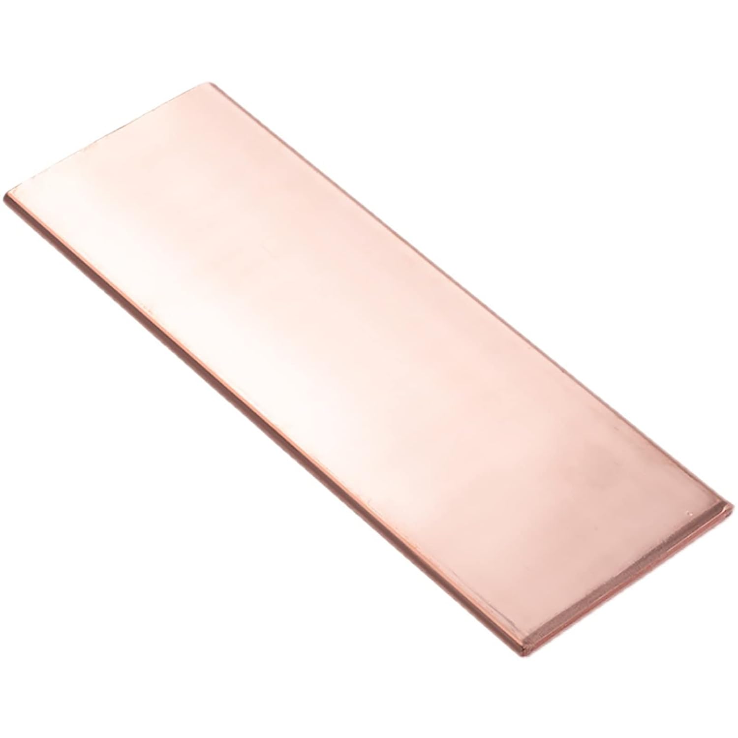 Copper Bus Bar 3mm x 15mm x 30.71 inch / 780mm, 1Pcs C110 Pure Cu Copper Flat Buss Bar Stock