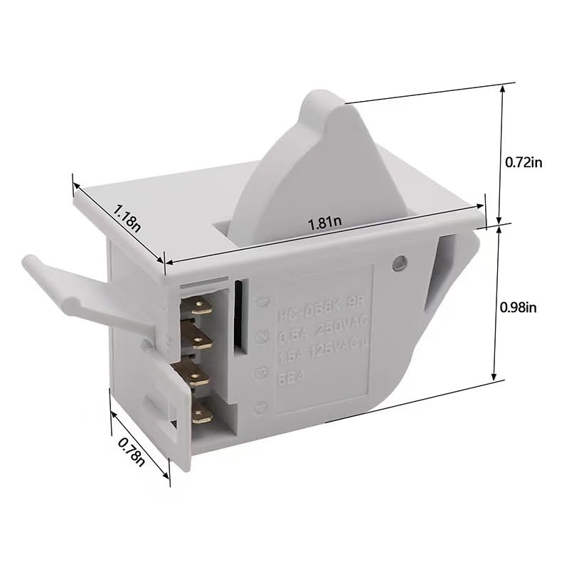 DA34-00041A Refrigerator Door Light Switch Fits Samsung AP4135589 etc | Compatible with Samsung AP4135589 Replace DA34-10110E, 3955032, PS4138741