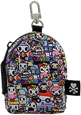 Tokidoki Kawaii Micro Backpack Keyring, Black, Small