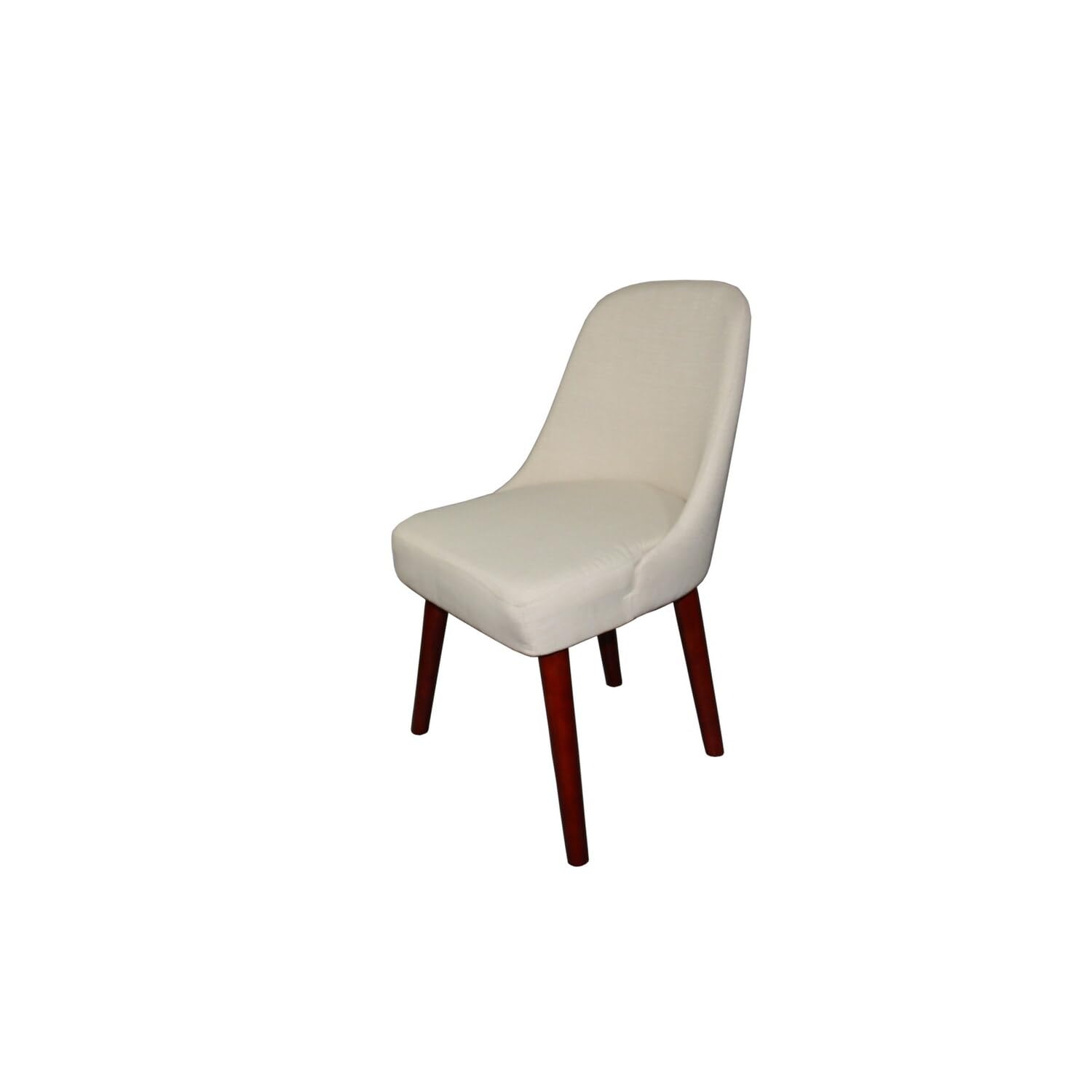 Ore International Armless Accent Chair Armless, 33.5", Cream