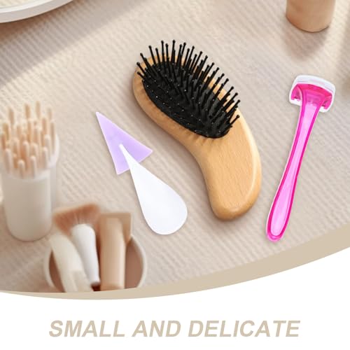 Beavorty Maquinilla de Afeitar para Vello Corporal Femenina, Recortadora de Bikini Triangular Roja, Compacto y Portátil para Depilación Precisa de Zonas Íntimas, 1 Juego Color Aleatorio - imagen 8