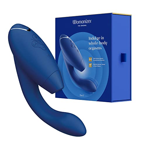 Womanizer Duo 2 Stimulateur féminin clitoridien - Vibromasseur pour stimulation du clitoris et du point G - Smart Silence -...