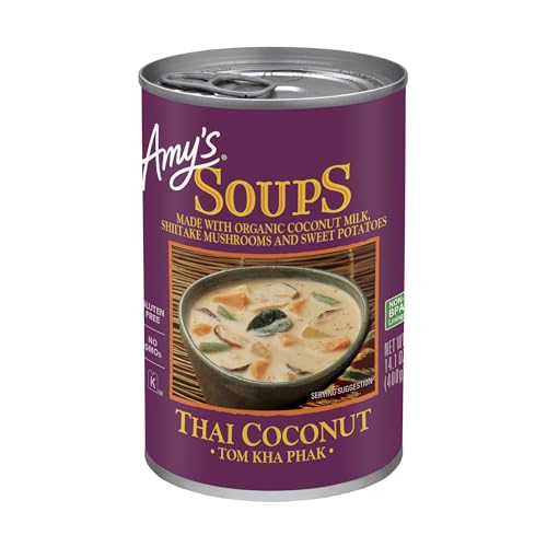 Amy's Soup, Vegan Thai Coconut Soup, Tom Kha Phak Made