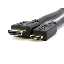 AYAGROUP HDMI to Mini HDMI C High-Speed Cable w/Ethernet, 3D, 4K, Audio Return Cable 30AWG 15 Feet