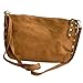 bolso bandolera de ante italiano con tachuelas en los laterales Imagen de bolso bandolera de ante italiano con tachuelas en los laterales