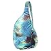 KAVU Original Rope Sling Bag Polyester Crossbody Backpack - Flutterfly