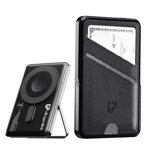 Image of UltraProlink Mag-Safe Power Bank 5000mAh with Stand & Wallet | Ultra Slim Magnetic Power Bank | 22.5W PD Battery Bank| Type C for iPhone 16 /15 /14 /13 /12 /Mini /Pro /Pro Max|Made in India | Juice-Up Swipe