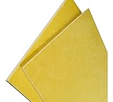 Epoxy Insulation Board - 25cm x 25cm, Durable Electrical Insulation Sheet for Industrial Applications(0.8mm 2pcs)