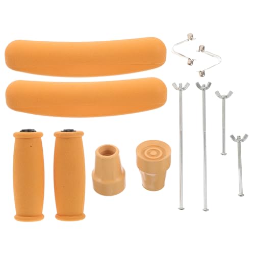 LIFKICH Rubber Crutch Handle Grips Nonslip Cane Grip Replacement for Walking Stick Accessories for Crutches