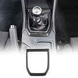 Daeiclru Gear Shift Panel Cover Trim Compatible with Subaru WRX 2022 2023 2024 2025, Gear Shift Control Anti-Scratch Panel Decorative Sticker Trim Frame Interior Accessories (Carbon Fiber Pattern)