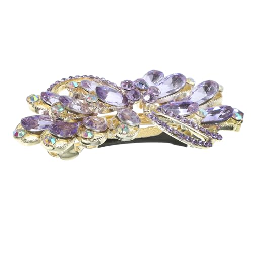 Gogogmee Bride Hair Clips Hair Accessories for Women Rhinestone Hairpin Headdress Pearl Bridal Clip