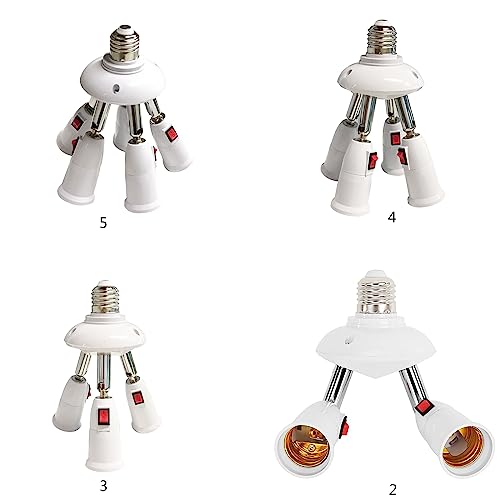Convertisseur support d'éclairage E27 réglable répartiteur douille LED - 6
