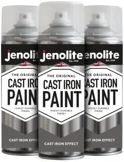 JENOLITE Cast Bronze Effect Spray Paint - Creates Look and Feel of Real Cast Bronze on Most Surfaces - 400ml