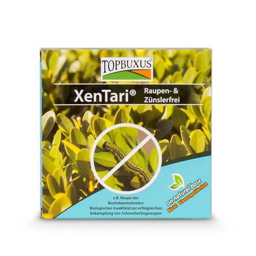 XenTari - Professional Dosage - Against Box Tree Moth Caterpillar - Biological - Safe for Bees and Birds