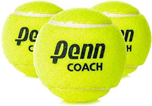 Penn Coach Pressurized Tennis Balls - Regular Duty Felt Practice & Training Tennis Balls - 3 Count(Pack Of 12) #TOP4