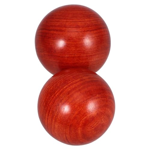 TOVINANNA Traditional Fitness Handball Wooden Exercise Ball Spikes Soft Wrist Ball for Hand and Wrist Massage