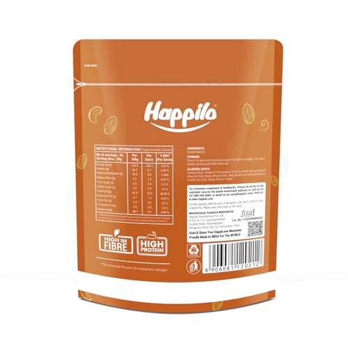 Image of Happilo Pure Californian Raw Inshell Walnut 200g (Pack of 1) | Dry Fruits, Healthy Snacks | Walnuts with Shell | Natural Kashmiri Walnut Kernels | Rich in Protein, Iron & Antioxidants