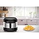 Tefal Uno M Fritteuse, 1470 Watt, Kapazität: 1 kg, Einstellbares Thermostat, Sichtfenster, Abtropfposition, Edelstahl, schwarz, Medium, FF215D