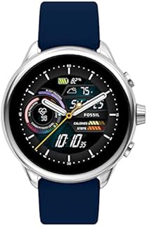 Fossil Smartwatch Gen 6, Wellness Edition, Unisex, Edelstahl, mit Herzfrequenz-, Aktivitäts- und Schlaftracking mit detaillierten Wellness-Statistiken. FTW4070