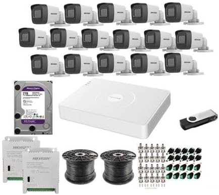 Hikvision 16 Channel 1080P Complete Kit - New Model