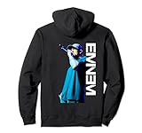 bozz music jacke Kraftvolles und kuehnes Artwork mit Eminem in einer dynamischen Mikrofonpose Perfekt fuer Fans von Eminem und Rap Musik, die ausgefallene und fesselnde Designs lieben