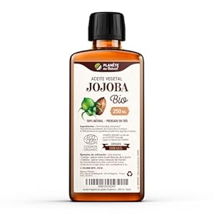 Aceite Vegetal de Jojoba Orgánico 250 ml – 100% Puro, Natural y Prensado en Frío