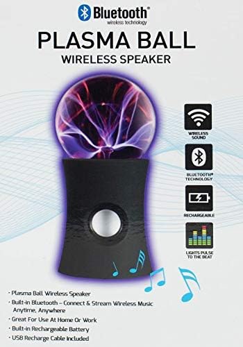 soundlogic plasma ball wireless speaker