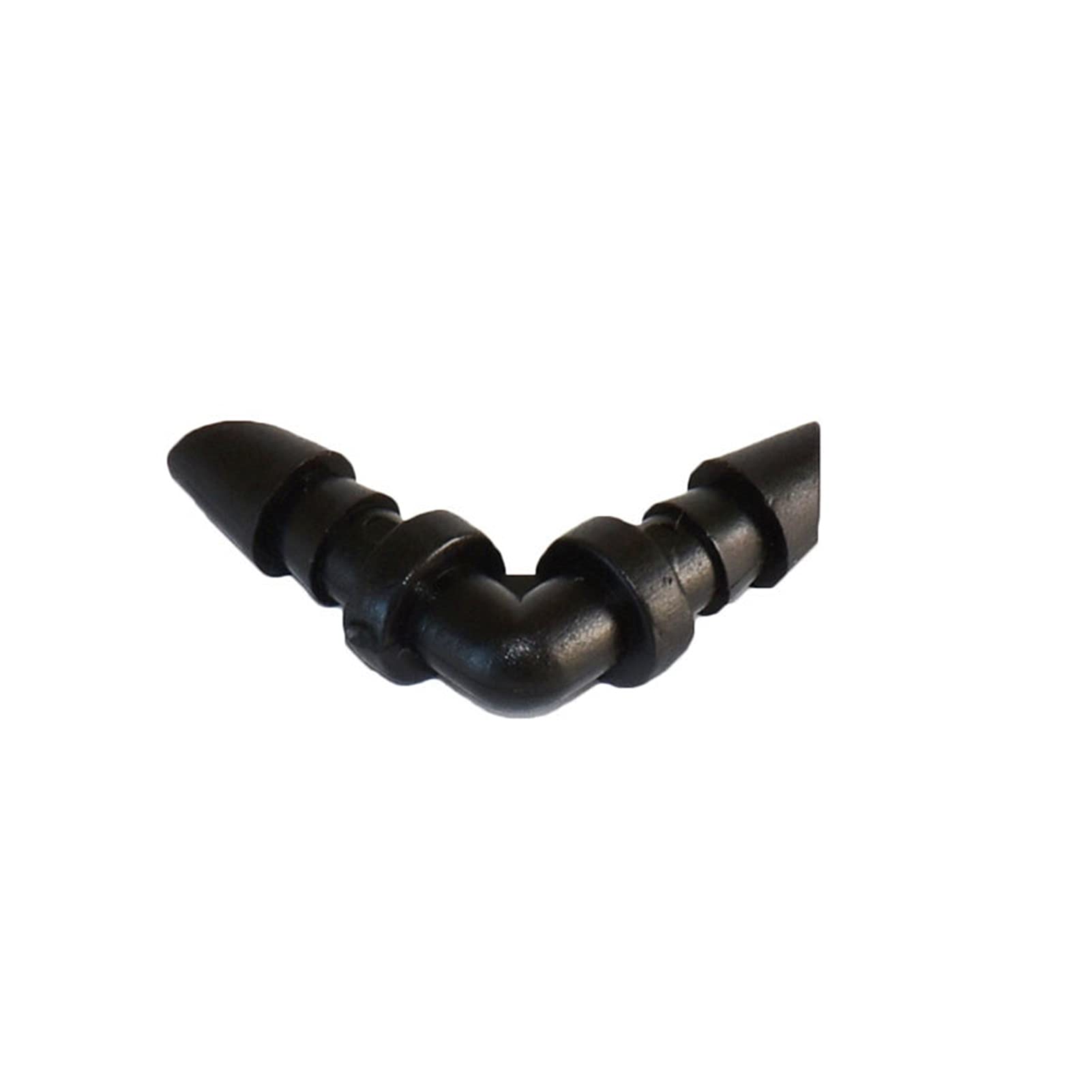 Lot de 500 raccords cannelés coudés pour tuyau d'arrosage 1/4"