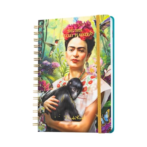 Grupo Erik Agenda escolar 2026-2026 Semana Vista A5 Frida Kahlo : Agenda Curso 2026 2026 | Con Pegatinas, Ilustraciones y Anillas : Para Niños y Estudiantes de Instituto