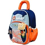 Résistance et durabilité​ - Fait pour durer​ - Conçu en nylon résistant, avec des coutures renforcées et des fermetures éclairs robustes, ce sac withstandra les journées d'école, les week-ends et les explorations. Un compagnon de confiance pour toutes les aventures de votre enfant. La sangle de poitrine ajustable et coulissante assure un port confortable et sécurisé