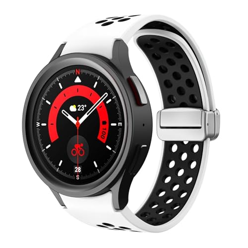 Bracelet silicone Galaxy Watch 6 5 4 boucle magnetique montre 40mm 44mm 47mm