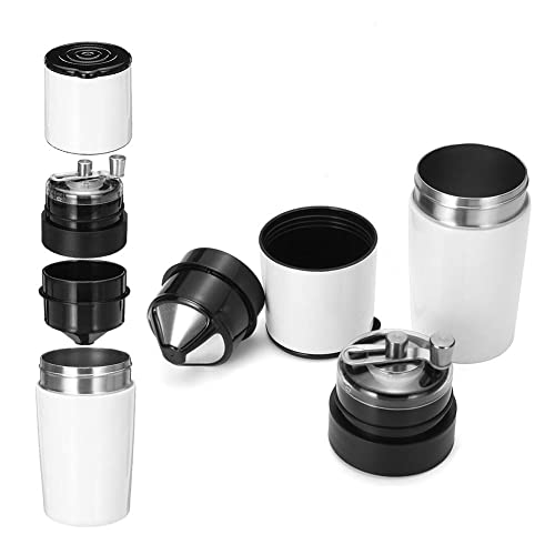 SXLCKJ Tragbare Kaffeemühle, manuelle Kaffeemühle, Multifunktionsmühle, 4 in 1 integriertes Mahlen/(Crusher, Artifact) – Bild 4