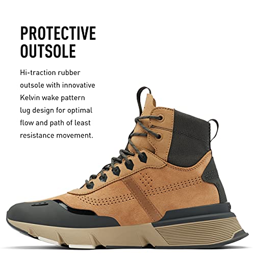 Sorel Men's Kinetic Rush MID WP Sneaker — Waterproof Suede Sneakers4