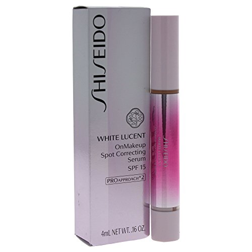 Shiseido White lucent onmakeup spot correcting serum spf 15 - natural light by shiseido for women - 0.16 oz s, 0.16 Ounce