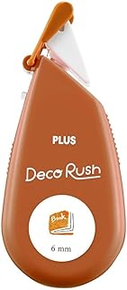 プラス デコレーションテープ デコラッシュ レギュラー 幅6mm×長さ4m 読書 DC-060-15