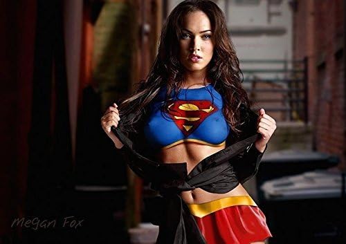 Megan Fox Supergirl Outfit HOT Poster (A2 - 594x420MM)