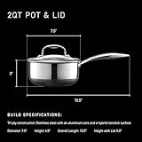 Zoom IMG-2 hexclad pentola ibrida da 2 Zoom IMG-2 hexclad pentola ibrida da 2